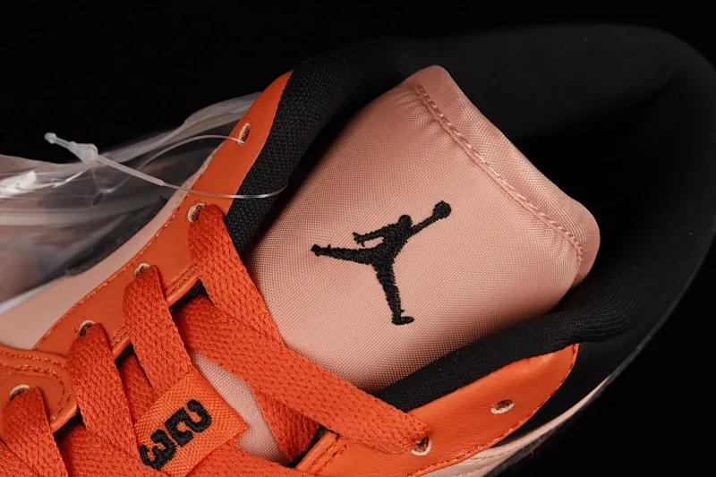 All categories Air Jordan Jordan series basketball shoes Air Jordan 1 Low Air Jordan 1 Low AJ1 Joe 1 white black orange low-top casual sneakers DM3379-600
